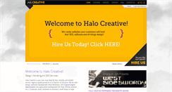 Desktop Screenshot of halocreativeagency.com